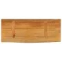 Tablero de mesa borde natural madera maciza mango 80x20x3,8 cm by , Table tops - Ref: Foro24-370562, Price: 29,42 €, Discount: %