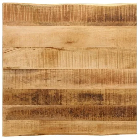 Tablero de mesa borde natural madera maciza mango 60x60x2,5 cm by , Table tops - Ref: Foro24-370666, Price: 69,83 €, Discount: %