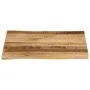 Massivholz-Tischplatte mit natürlicher Kante aus Mangoholz 60x60x2,5 cm. von , Tischplatten - Ref: Foro24-370666, Preis: 69,7...