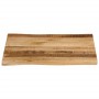 Massivholz-Tischplatte mit natürlicher Kante aus Mangoholz 60x60x2,5 cm. von , Tischplatten - Ref: Foro24-370666, Preis: 71,5...
