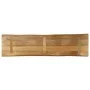 Tablero de mesa borde natural madera maciza mango 160x40x2,5 cm by , Table tops - Ref: Foro24-370664, Price: 104,93 €, Discou...