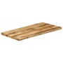 Massivholz-Tischplatte mit natürlicher Kante aus Mangoholz 120x60x2,5 cm. von , Tischplatten - Ref: Foro24-370672, Preis: 99,...
