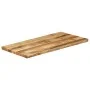 Tablero de mesa borde natural madera maciza mango 120x60x2,5 cm by , Table tops - Ref: Foro24-370672, Price: 136,61 €, Discou...