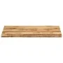 Tablero de mesa borde natural madera maciza mango 120x60x2,5 cm by , Table tops - Ref: Foro24-370672, Price: 136,61 €, Discou...