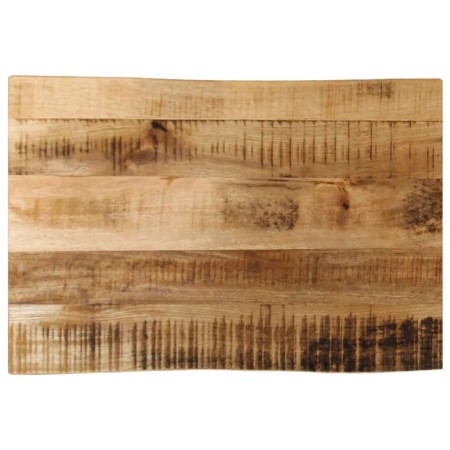 Massivholz-Tischplatte mit natürlicher Kante aus Mangoholz, 50x40x3,8 cm. von , Tischplatten - Ref: Foro24-370679, Preis: 46,...