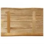 Tablero de mesa borde natural madera maciza mango 50x40x3,8 cm by , Table tops - Ref: Foro24-370679, Price: 45,11 €, Discount: %