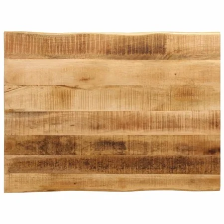 Tablero de mesa borde natural madera maciza mango 70x60x3,8 cm by , Table tops - Ref: Foro24-370691, Price: 86,37 €, Discount: %