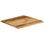 Tablero de mesa borde natural madera maciza mango 80x80x3,8 cm by , Table tops - Ref: Foro24-370698, Price: 126,77 €, Discoun...