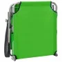 Green steel sun lounger with canopy by vidaXL, Loungers - Ref: Foro24-310335, Price: 82,16 €, Discount: %