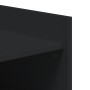 Schuhschrank aus schwarzer Ingenieurholz-MDF, 74,5x37,5x100 cm. von , Schuhregale und Schuhorganisatoren - Ref: Foro24-848431...