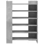 Schuhschrank aus grauem Betonholz, 74,5x37,5x100cm. von , Schuhregale und Schuhorganisatoren - Ref: Foro24-848433, Preis: 88,...