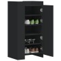 Mueble zapatero madera de ingeniería negro 52x37,5x100 cm by , Shoe racks and shoe organizers - Ref: Foro24-848438, Price: 83...