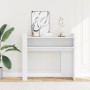 Mesa consola de madera de ingeniería blanca 100x35x90 cm by , Side tables - Ref: Foro24-848465, Price: 66,28 €, Discount: %