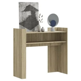 Mesa consola de madera de ingeniería roble Sonoma 100x35x90 cm by , Side tables - Ref: Foro24-848467, Price: 63,59 €, Discoun...