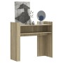 Mesa consola de madera de ingeniería roble Sonoma 100x35x90 cm by , Side tables - Ref: Foro24-848467, Price: 64,55 €, Discoun...