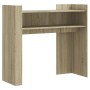 Mesa consola de madera de ingeniería roble Sonoma 100x35x90 cm by , Side tables - Ref: Foro24-848467, Price: 64,55 €, Discoun...