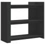 Mesa consola de madera de ingeniería negra 100x35x90 cm by , Side tables - Ref: Foro24-848473, Price: 76,86 €, Discount: %