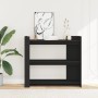 Schwarzer Konsolentisch aus Holzwerkstoff 100x35x90 cm von , Seitentische - Ref: Foro24-848473, Preis: 76,86 €, Rabatt: %