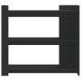Mesa consola de madera de ingeniería negra 100x35x90 cm de , Mesas auxiliares - Ref: Foro24-848473, Precio: 79,42 €