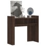 Mesa consola de madera de ingeniería marrón roble 100x35x90 cm by , Side tables - Ref: Foro24-848471, Price: 66,28 €, Discoun...