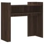 Ingenieurholz-Konsolentisch in Eichenbraun 100x35x90 cm von , Seitentische - Ref: Foro24-848471, Preis: 65,28 €, Rabatt: %