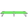 Tumbona plegable de acero verde de vidaXL, Tumbonas - Ref: Foro24-310347, Precio: 54,67 €, Descuento: %