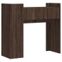 Mesa consola de madera de ingeniería marrón roble 100x35x90 cm by , Side tables - Ref: Foro24-848471, Price: 66,28 €, Discoun...