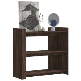 Mesa consola de madera de ingeniería marrón roble 100x35x90 cm by , Side tables - Ref: Foro24-848478, Price: 76,96 €, Discoun...