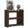 Ingenieurholz-Konsolentisch in Eichenbraun 100x35x90 cm von , Seitentische - Ref: Foro24-848478, Preis: 76,96 €, Rabatt: %