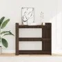 Ingenieurholz-Konsolentisch in Eichenbraun 100x35x90 cm von , Seitentische - Ref: Foro24-848478, Preis: 76,96 €, Rabatt: %