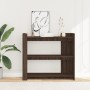 Mesa consola de madera de ingeniería marrón roble 100x35x90 cm by , Side tables - Ref: Foro24-848478, Price: 78,18 €, Discoun...