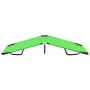 Green steel folding lounger by vidaXL, Loungers - Ref: Foro24-310347, Price: 54,06 €, Discount: %