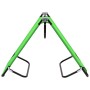Tumbona plegable de acero verde de vidaXL, Tumbonas - Ref: Foro24-310347, Precio: 54,67 €, Descuento: %
