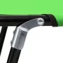 Green steel folding lounger by vidaXL, Loungers - Ref: Foro24-310347, Price: 54,06 €, Discount: %