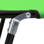 Tumbona plegable de acero verde de vidaXL, Tumbonas - Ref: Foro24-310347, Precio: 54,67 €, Descuento: %