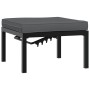 Set de sofás de jardín con cojines 4 piezas aluminio negro by , Garden sets - Ref: Foro24-3283687, Price: 533,78 €, Discount: %