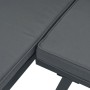 Set de sofás de jardín con cojines 4 piezas aluminio negro by , Garden sets - Ref: Foro24-3283687, Price: 533,78 €, Discount: %