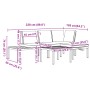 Set de sofás de jardín con cojines 4 piezas aluminio negro von , Gartensets - Ref: Foro24-3283679, Preis: 512,81 €, Rabatt: %
