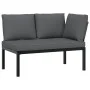 Set de sofás de jardín con cojines 5 piezas aluminio negro von , Gartensets - Ref: Foro24-3283691, Preis: 609,59 €, Rabatt: %