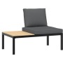 Set de sofás de jardín con cojines 5 piezas aluminio negro von , Gartensets - Ref: Foro24-3283693, Preis: 755,52 €, Rabatt: %
