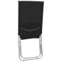 Folding beach chairs 2 units black fabric by vidaXL, Garden chairs - Ref: Foro24-310375, Price: 82,86 €, Discount: %