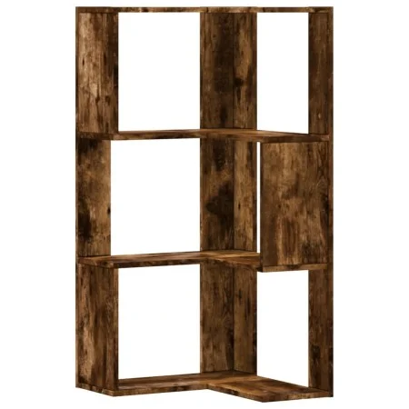 Eckregal 3 Ebenen aus geräucherter Eiche 50x50x102 cm von , Bücherregale und Regale - Ref: Foro24-852595, Preis: 53,77 €, Rab...