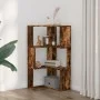 Estantería esquina 3 niveles madera roble ahumado 50x50x102 cm by , Bookcases and shelves - Ref: Foro24-852595, Price: 52,90 ...