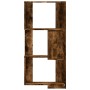 Estantería esquina 3 niveles madera roble ahumado 50x50x102 cm by , Bookcases and shelves - Ref: Foro24-852595, Price: 53,64 ...