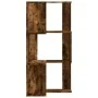 Estantería esquina 3 niveles madera roble ahumado 50x50x102 cm by , Bookcases and shelves - Ref: Foro24-852595, Price: 52,90 ...