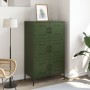 Olivgrüner Stahlschrank 68x39x113 cm von , Sideboards - Ref: Foro24-842962, Preis: 177,11 €, Rabatt: %