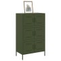 Olivgrüner Stahlschrank 68x39x113 cm von , Sideboards - Ref: Foro24-842962, Preis: 177,11 €, Rabatt: %