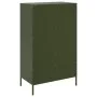 Aparador de acero verde oliva 68x39x113 cm de , Aparadores - Ref: Foro24-842962, Precio: 152,71 €, Descuento: %