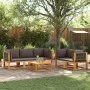 Set de sofás de jardín con cojines 6 pzas madera maciza acacia by , Outdoor sofas - Ref: Foro24-3278833, Price: 675,12 €, Dis...