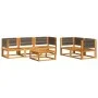 Set de sofás de jardín con cojines 6 pzas madera maciza acacia by , Outdoor sofas - Ref: Foro24-3278833, Price: 675,12 €, Dis...